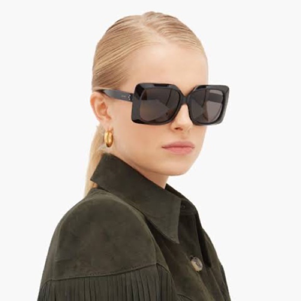 Celine Acetate Square Sunglasses